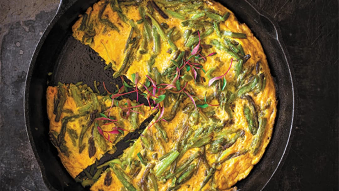 Agrelia with Eggs - recipe