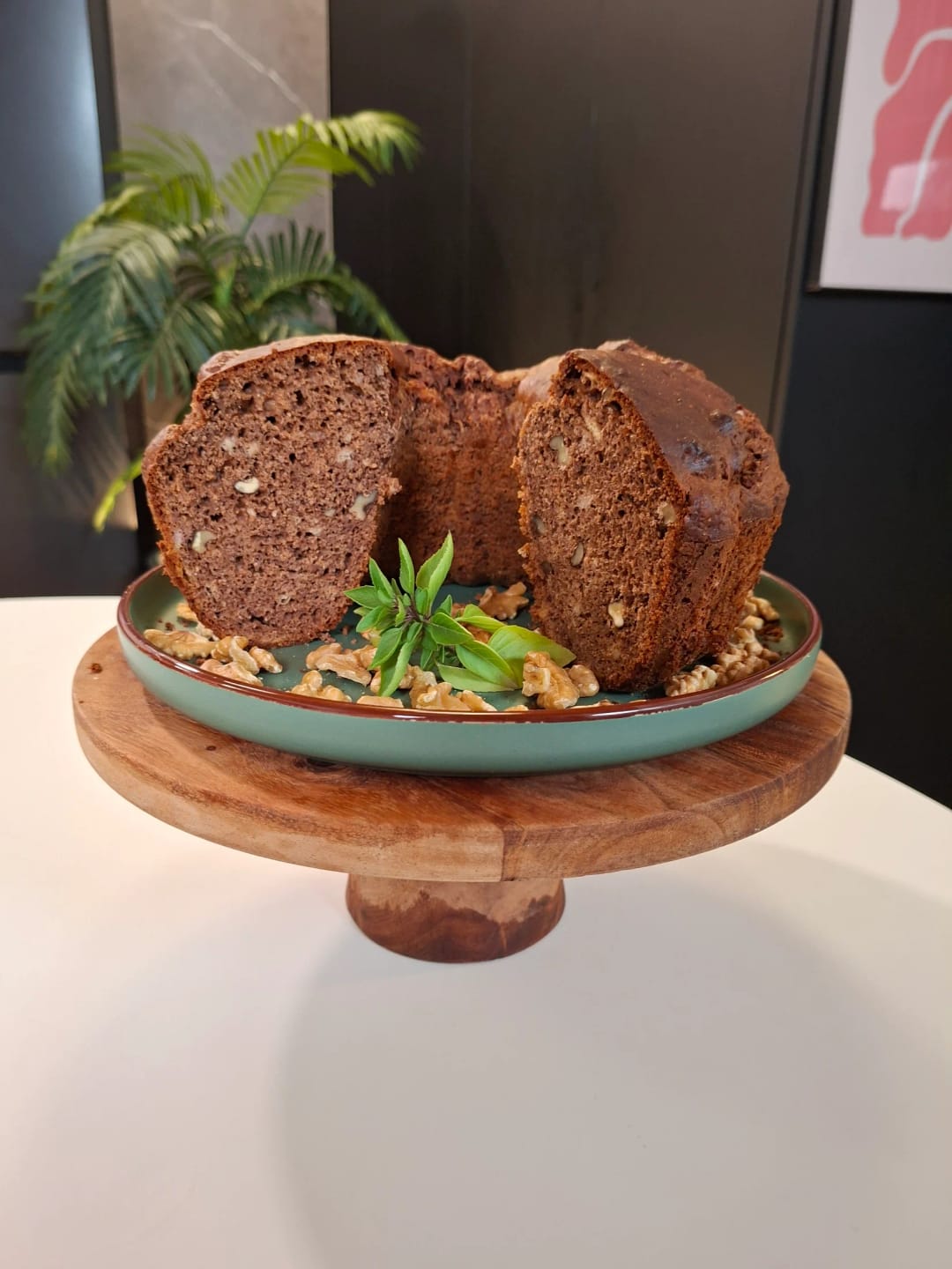 Banana Cake with Whole Wheat Flour and Honey - recipe