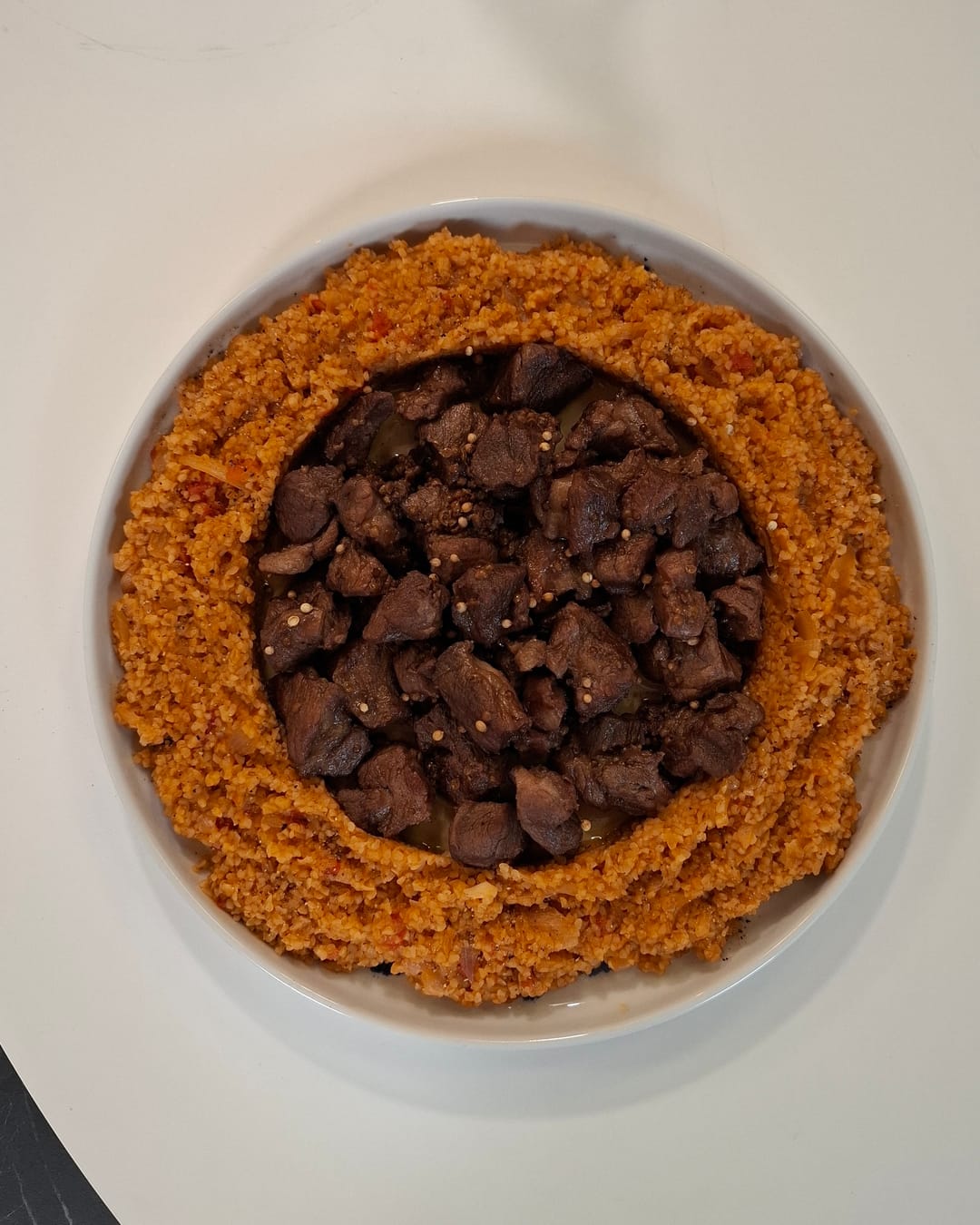 Πλιγούρι με σάλτσα ντομάτας - recipe