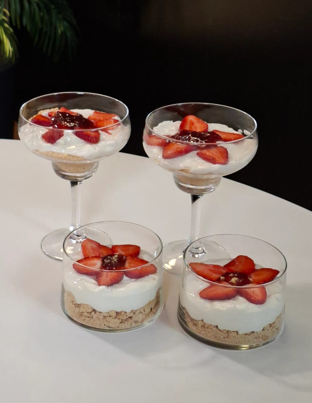Cheesecake in a Glass - recipe