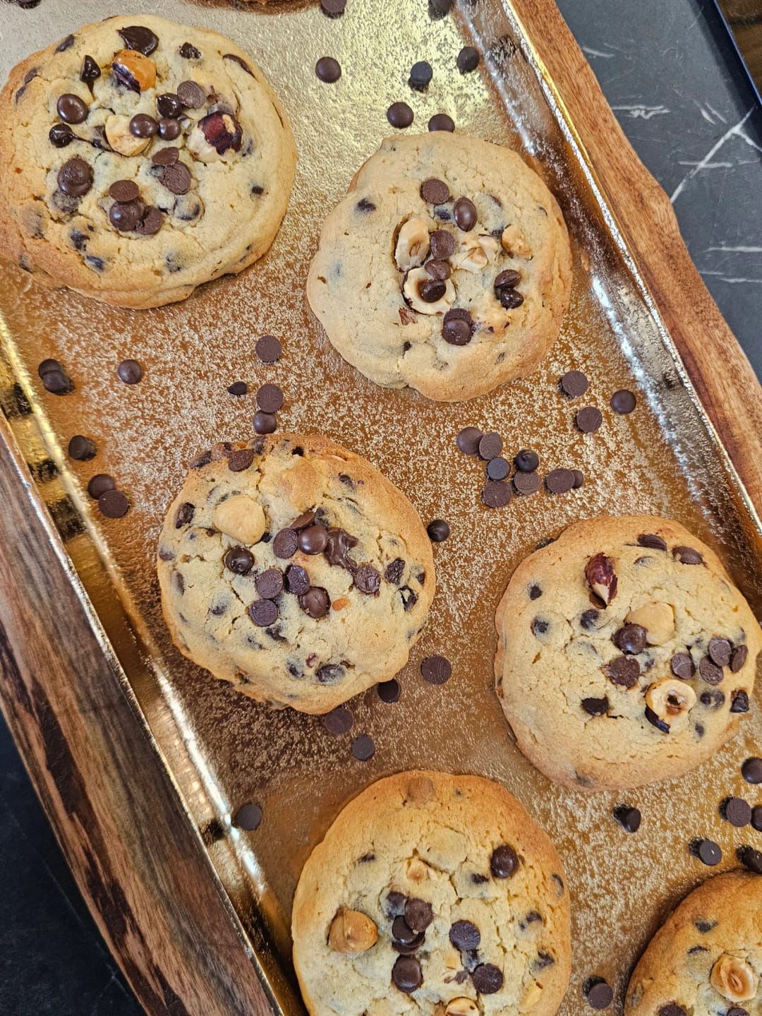 Chocolate Chip and Nut Cookies - recipe