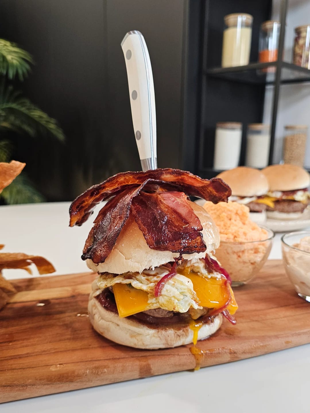 Crispy bacon with teriyaki sauce - recipe