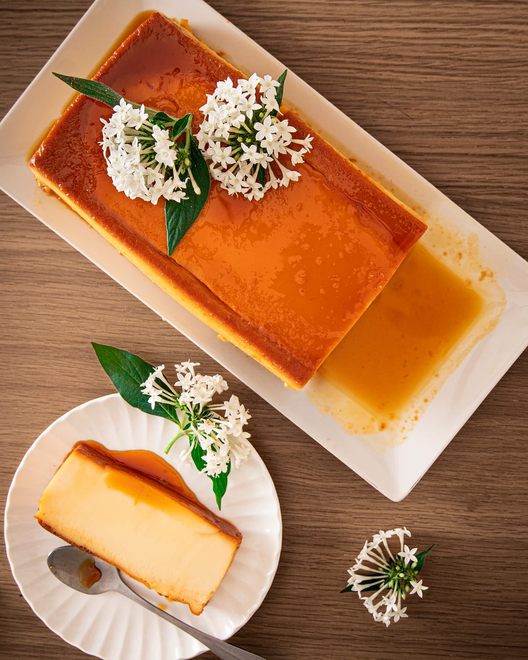Crème Caramel with Cream Cheese - recipe