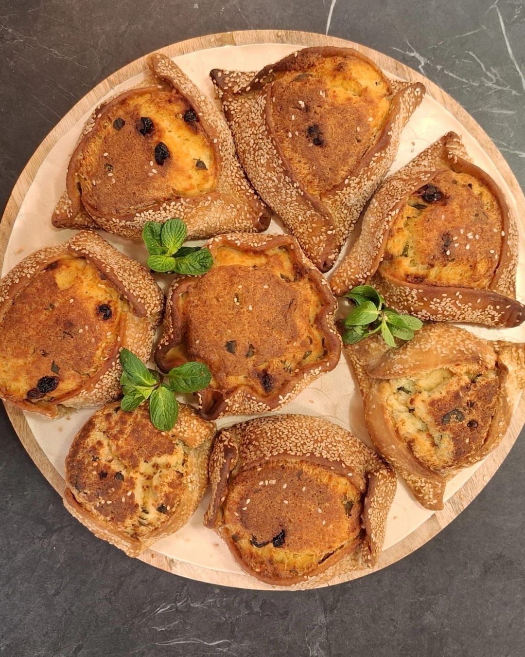 Φλαούνες με προζύμι - recipe