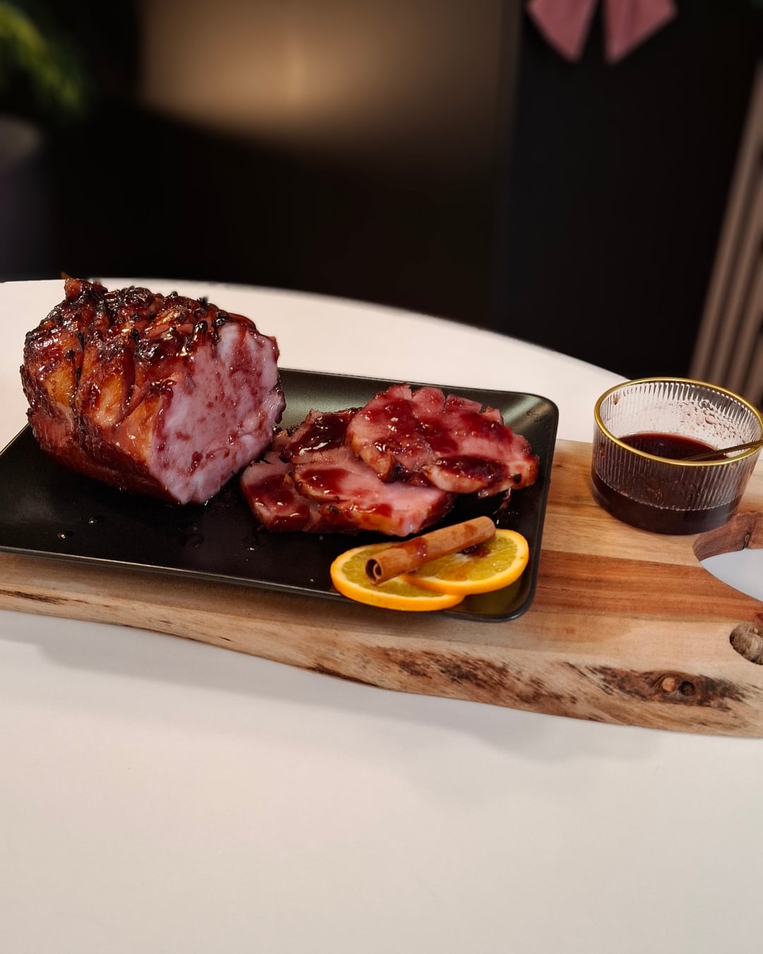 Gammon with Commandaria Wine, Honey, and Orange - Video recipe thumbnail