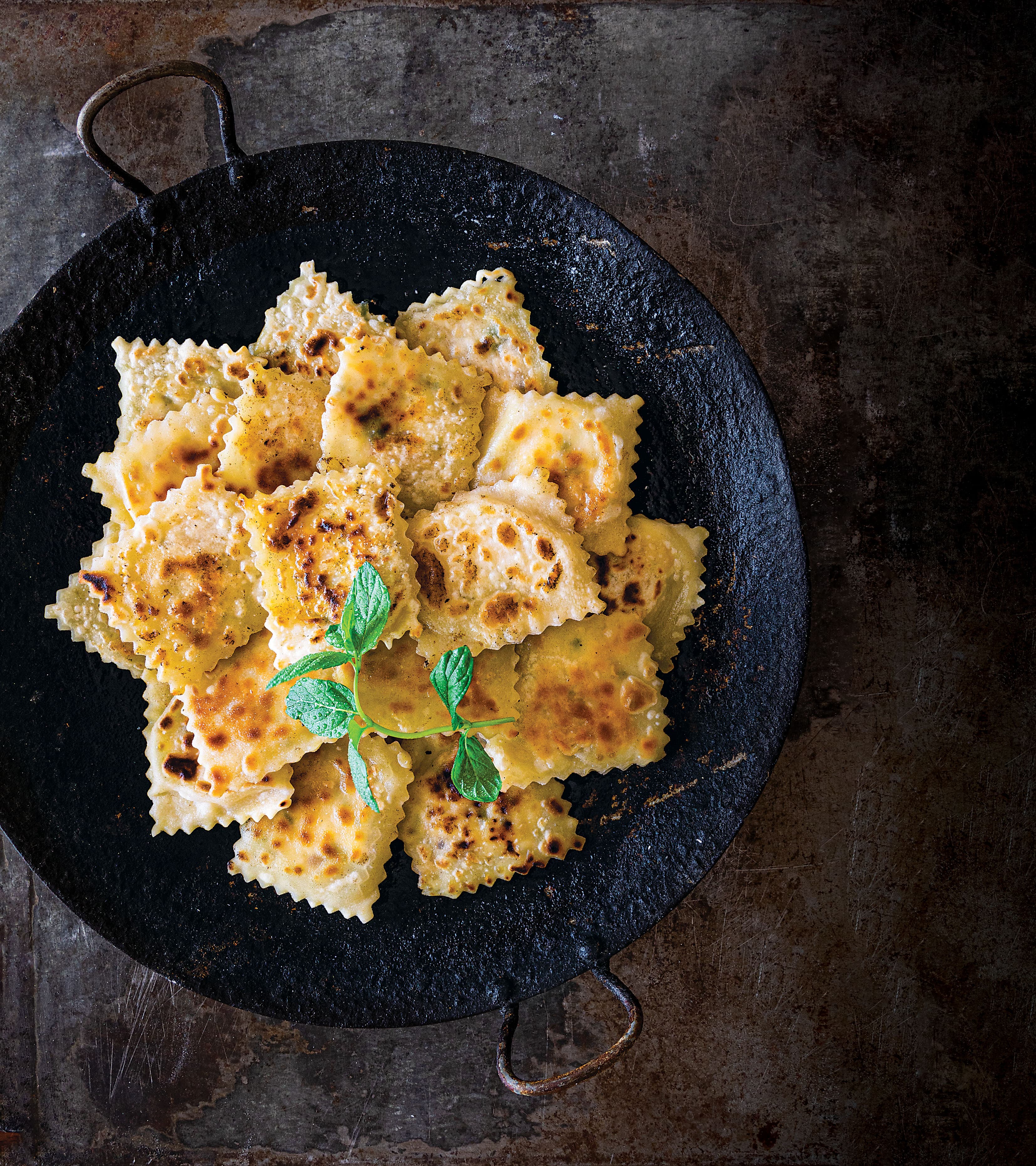 Halloumi Pies on the sajji  (Cypriot Griddle)