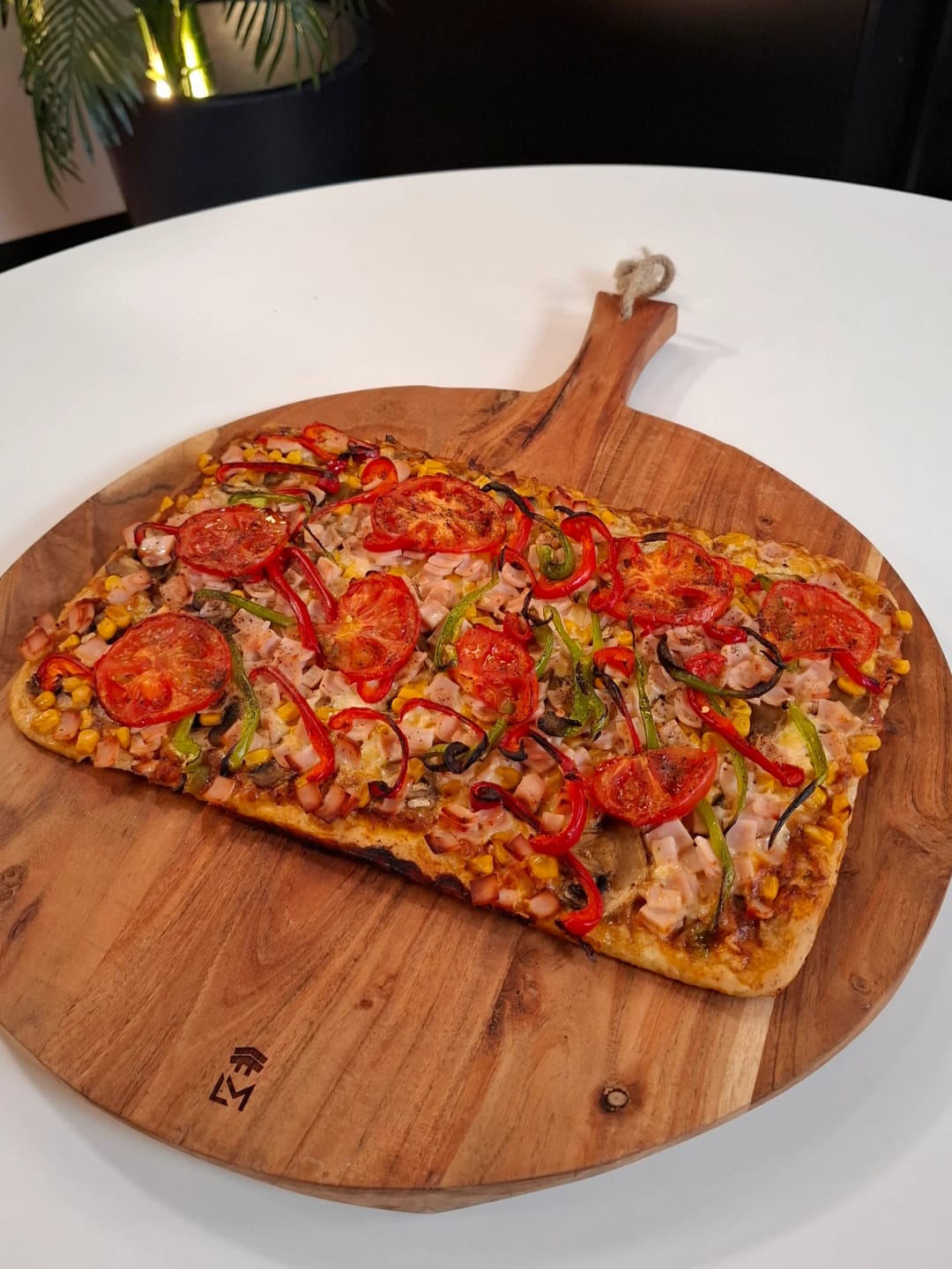 Healthy Pizza in 10 Minutes - recipe