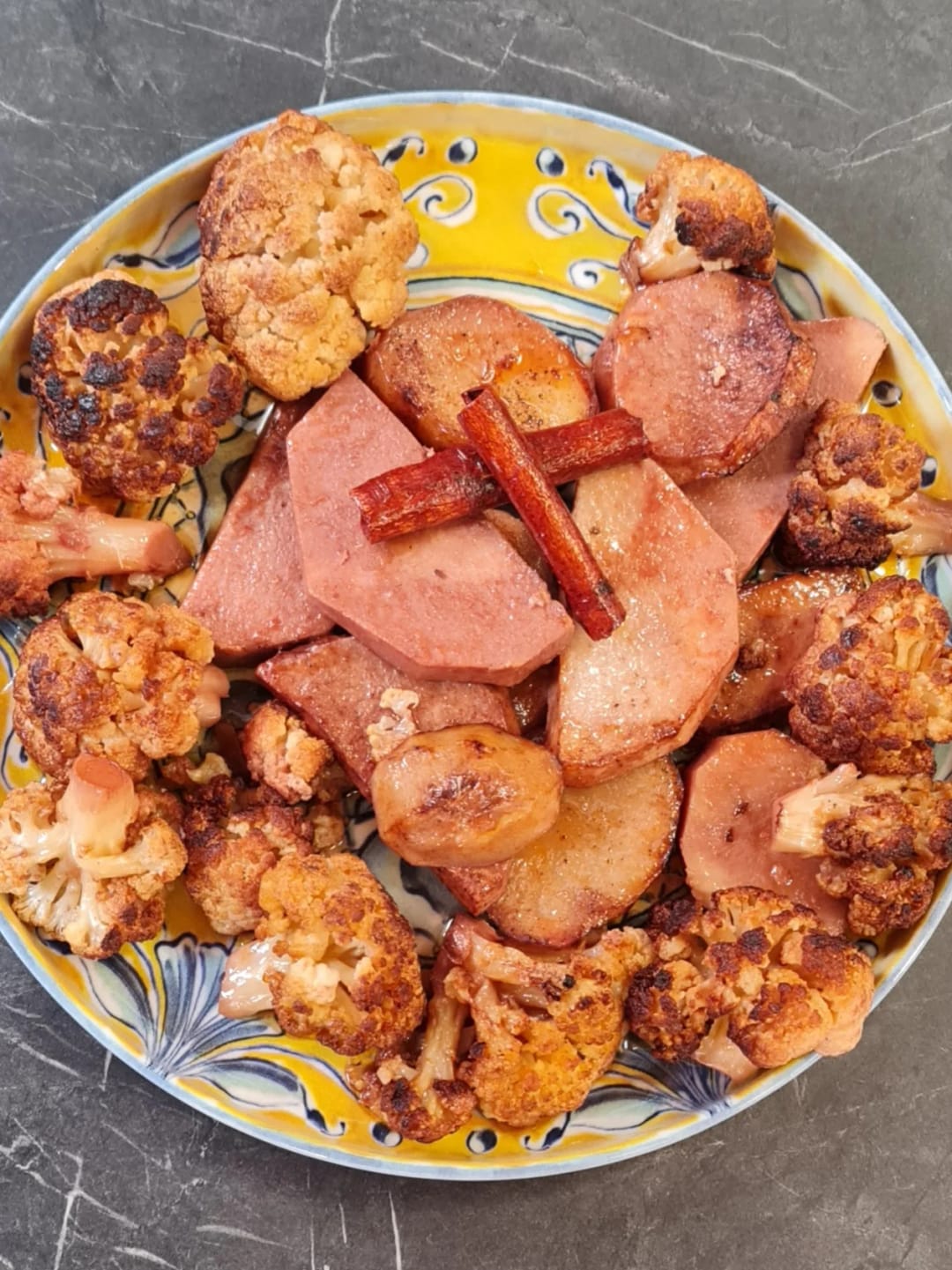 Kapamas with Taro Root and Cauliflower - recipe