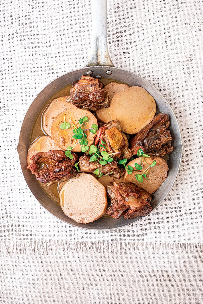 Κολοκάσι καπαμάς - Recipe image