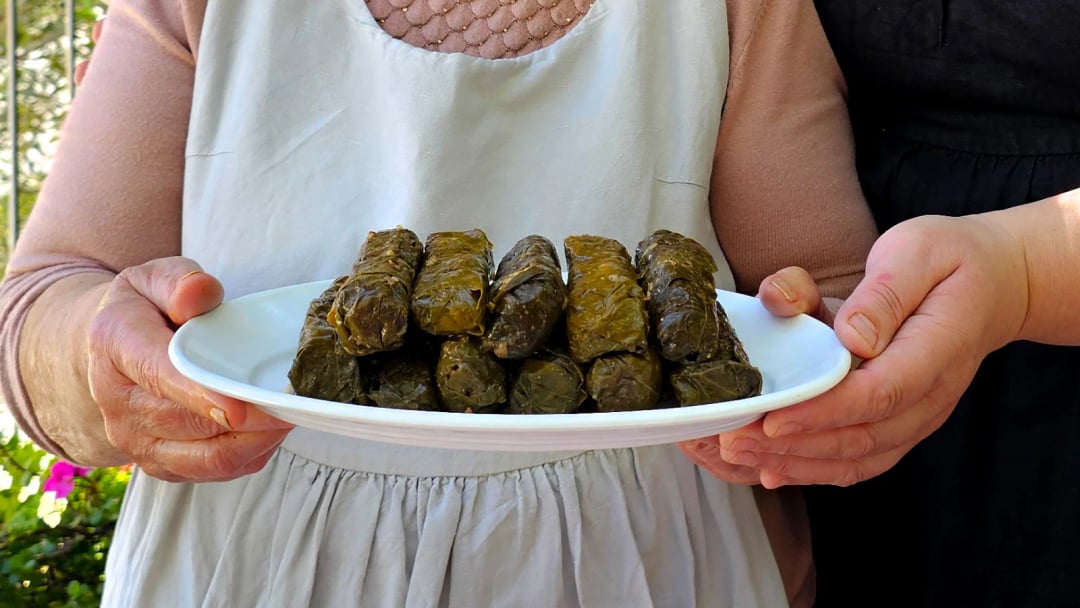Koupepia (Cypriot Stuffed Vine Leaves) - Recipe image