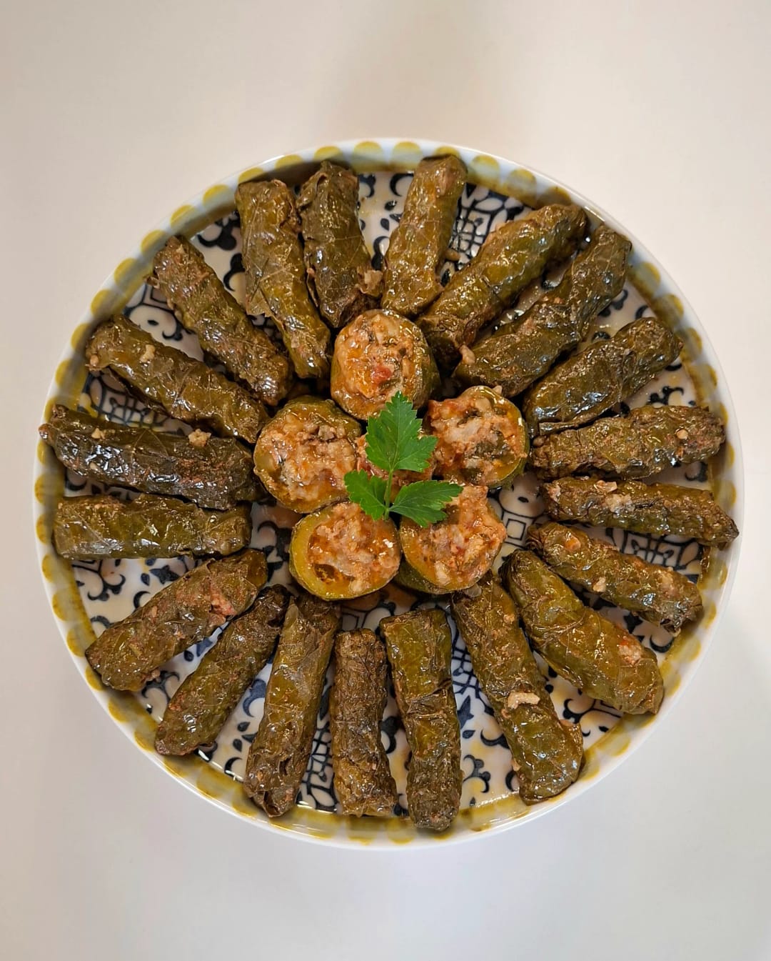 Koupepia (Stuffed Grape Leaves) and Stuffed Vegetables - recipe