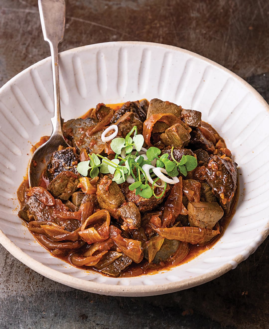 Συκώτι αρνίσιο με κουμανταρία - Recipe image