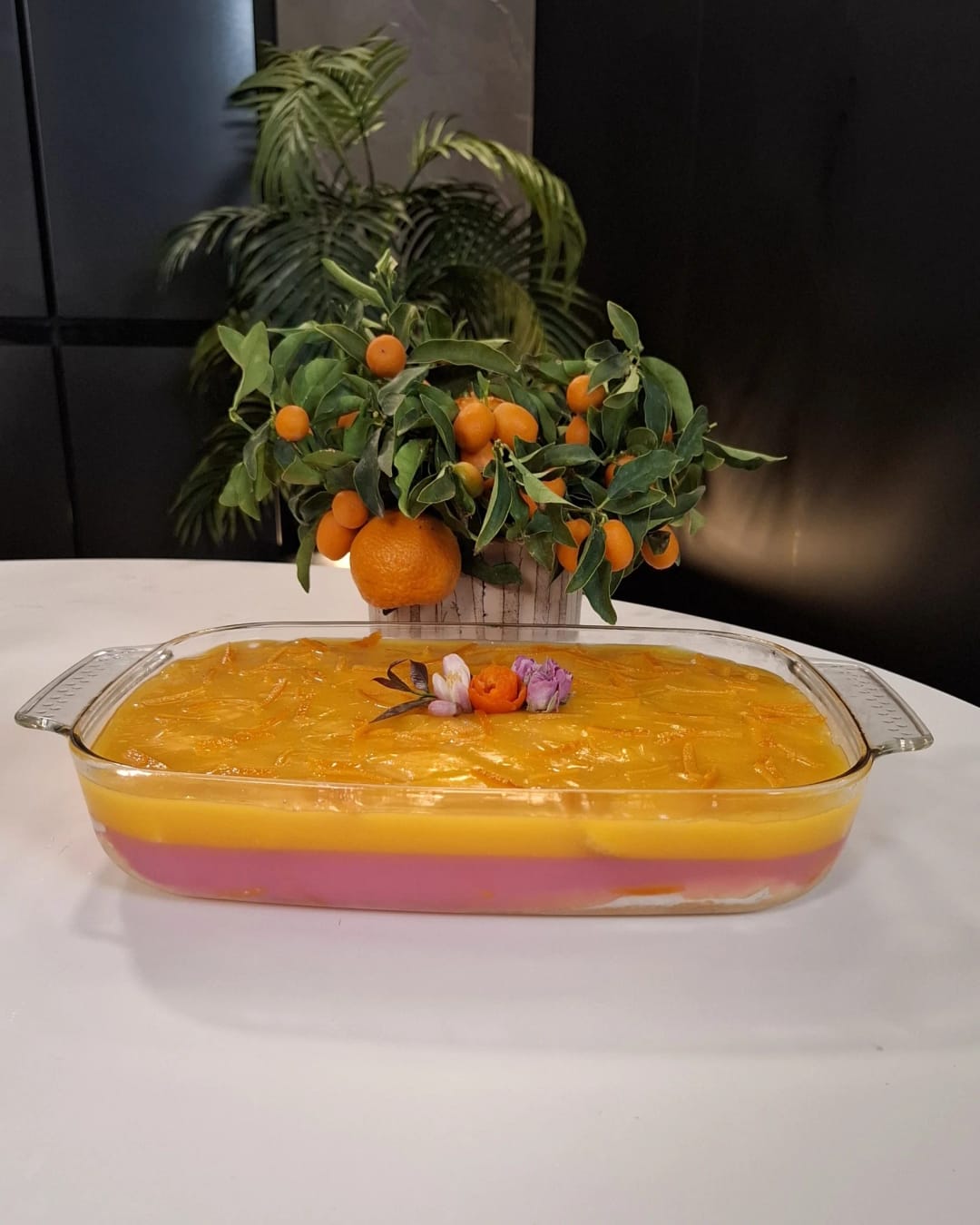 Νηστίσιμο κέικ με μανταρίνια - recipe