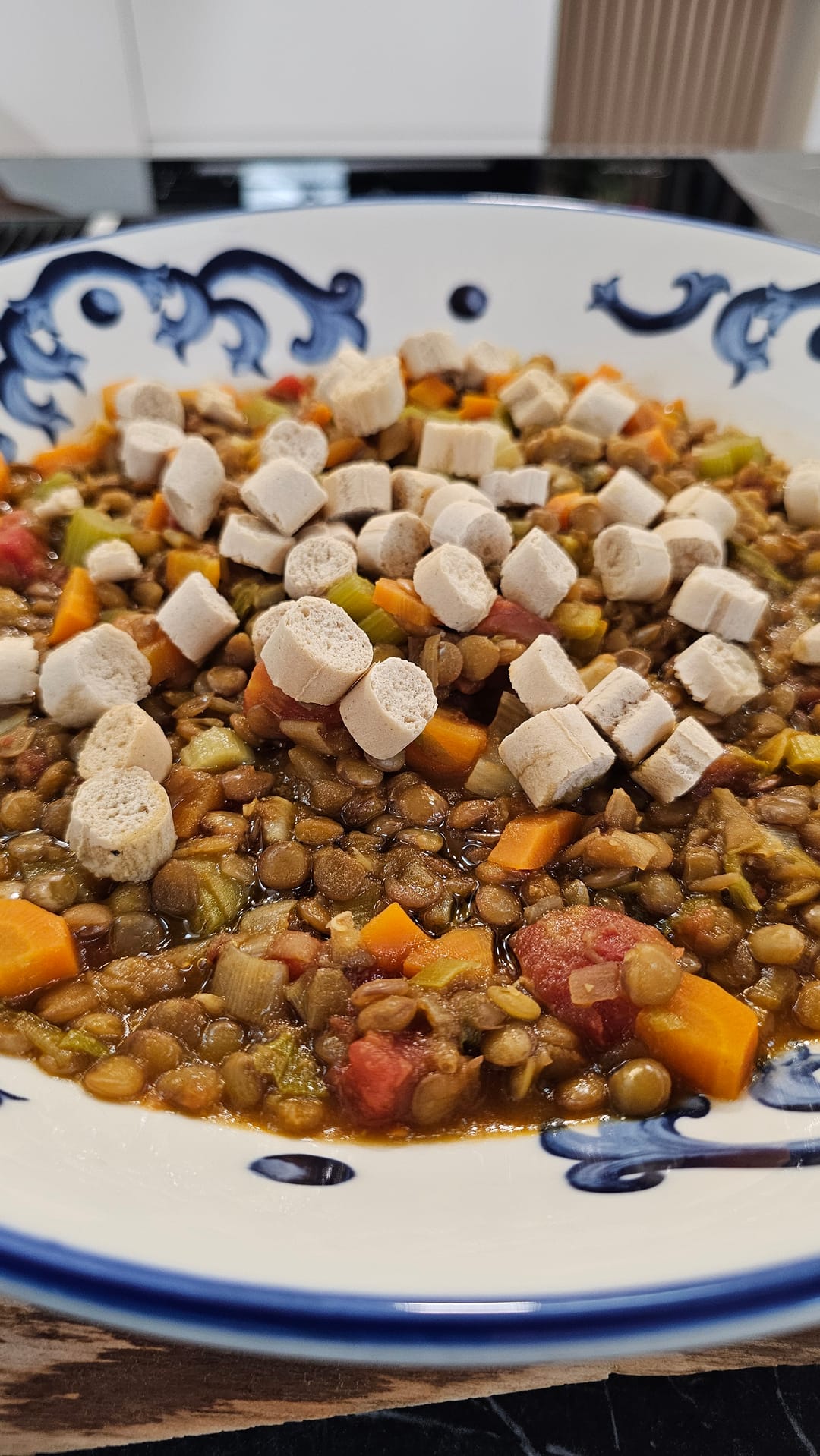 Φακές με καρότα και πράσο - recipe