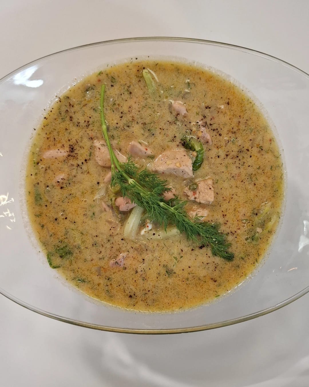 Μαγειρίτσα με κοτόπουλο - recipe