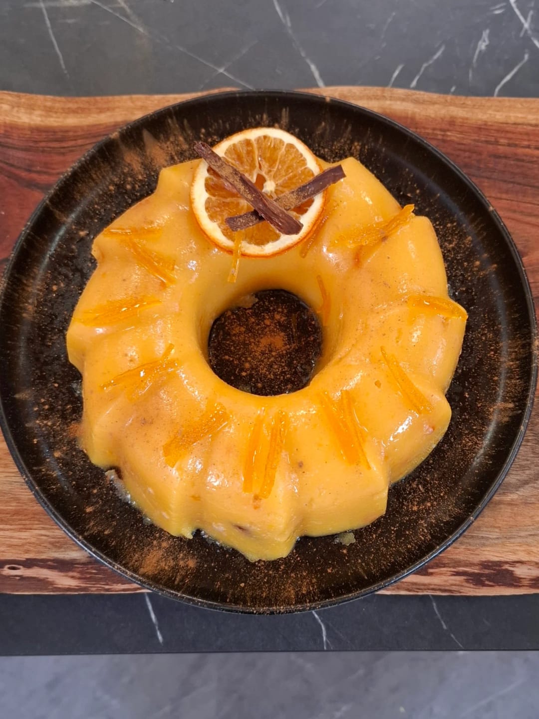 Mandarin Semolina Halva - recipe