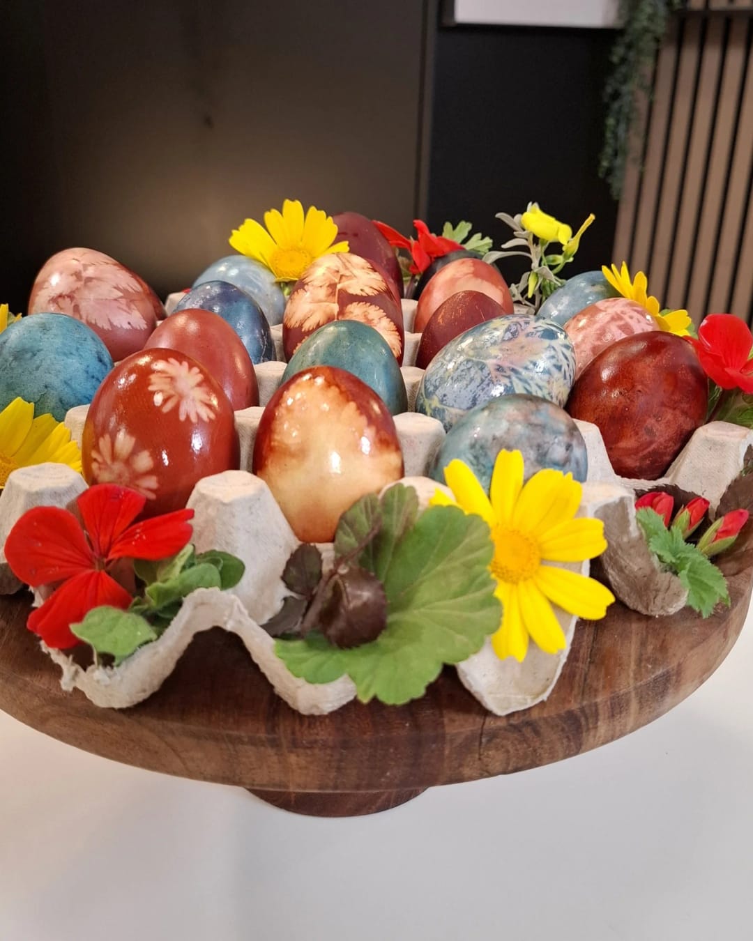 Naturally Dyed Easter Eggs - recipe