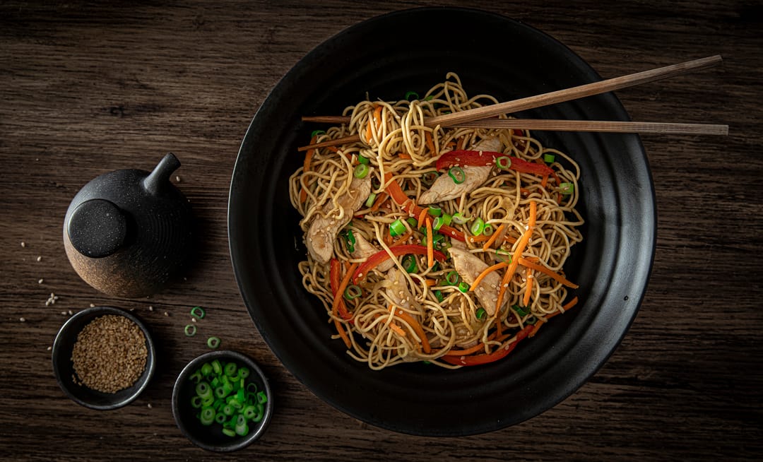 Noodles with Chicken and Vegetables - recipe