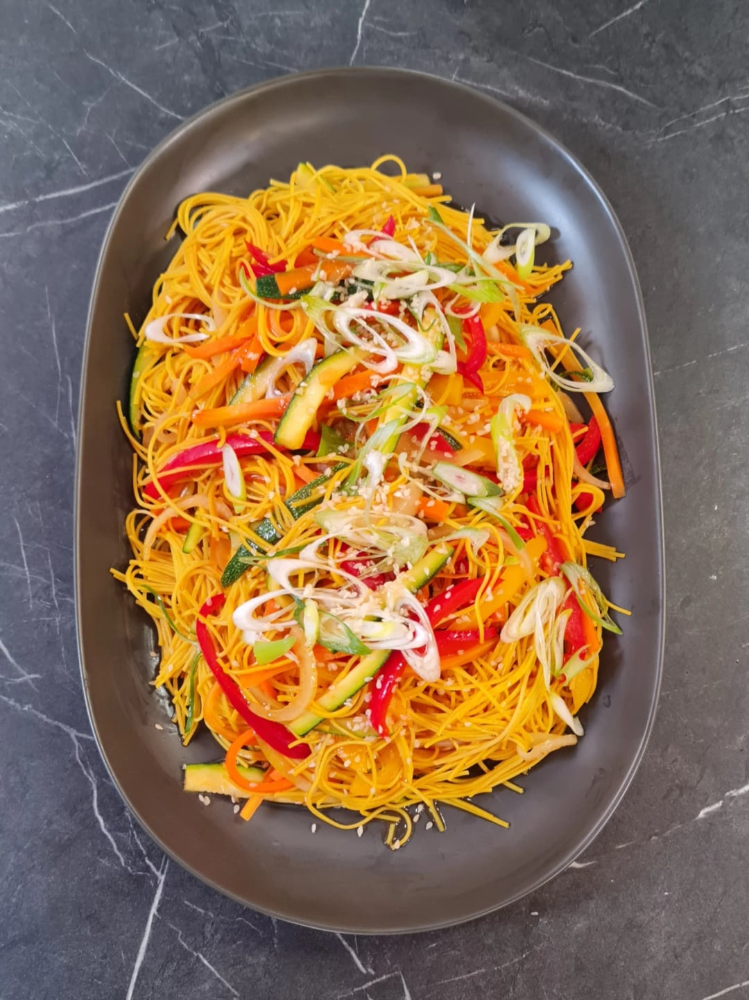 Noodles με λαχανικά - Video recipe thumbnail