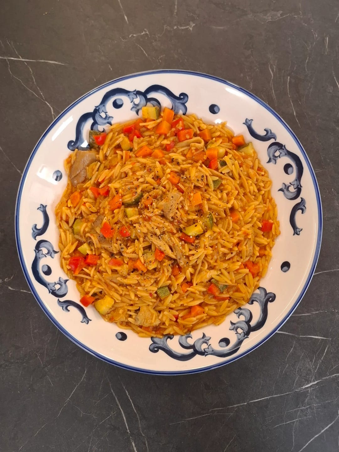 Orzo with Vegetables - recipe
