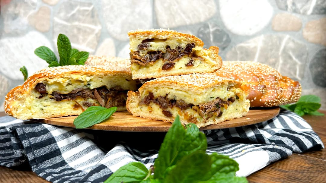 Paskies (Cypriot Meat and Cheese Pies) - recipe