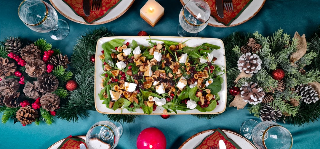 Pomegranate and Goat Cheese Salad - Recipe image