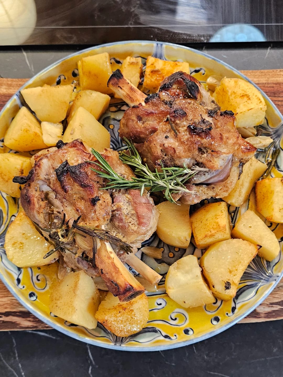 Pork Hocks with Honey and Mustard - recipe