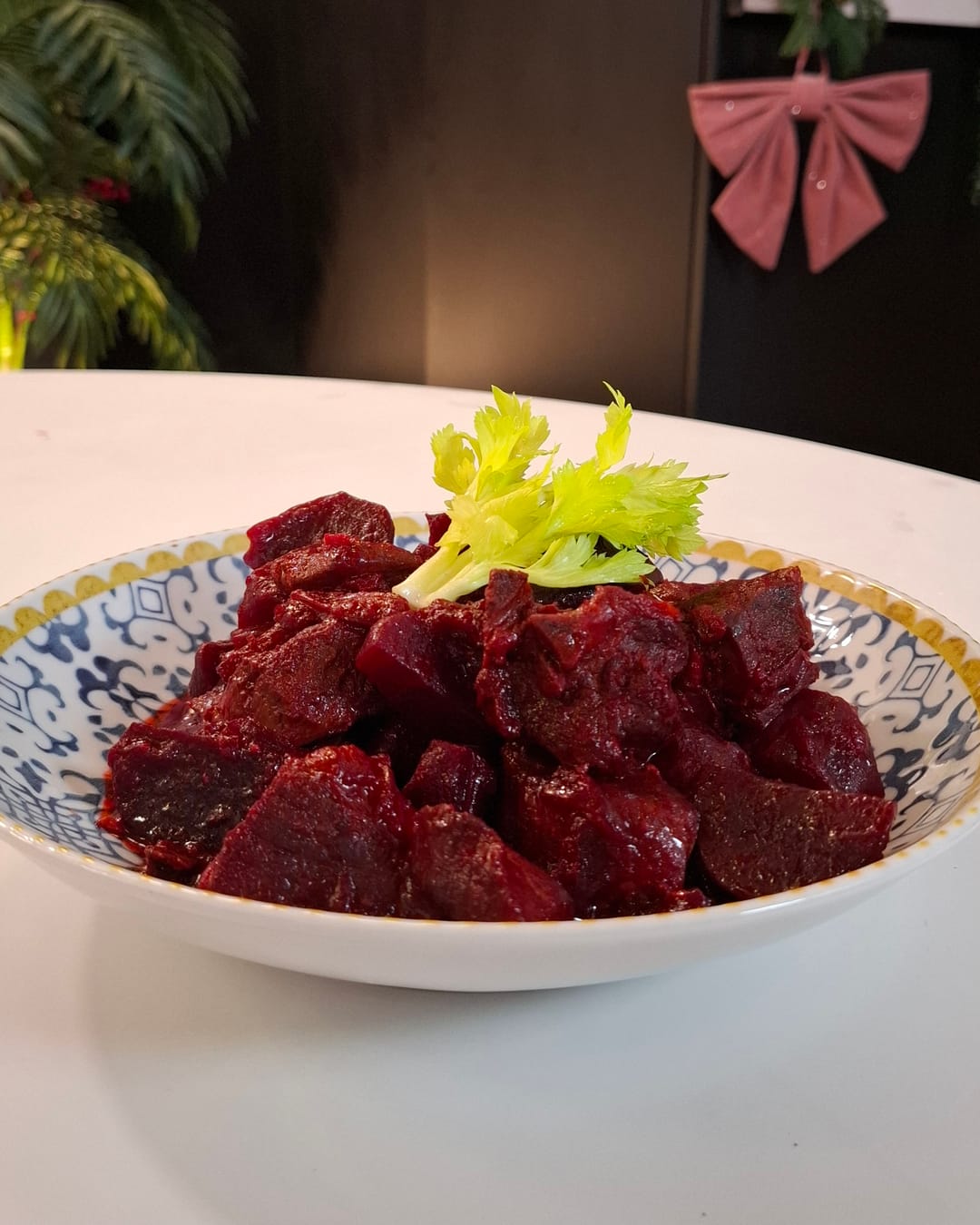 Pork with Beetroot - recipe