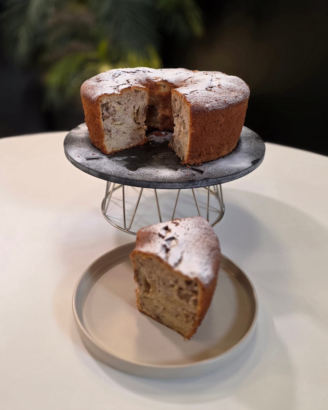 Κέικ με κόκκινα μήλα - recipe