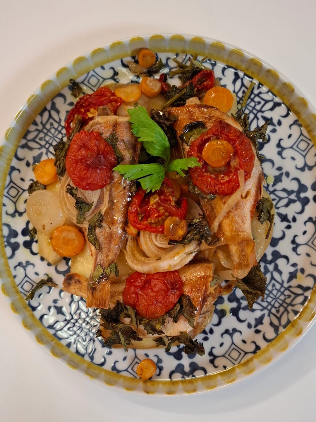 Red Snapper (Rossi) in the Oven - recipe