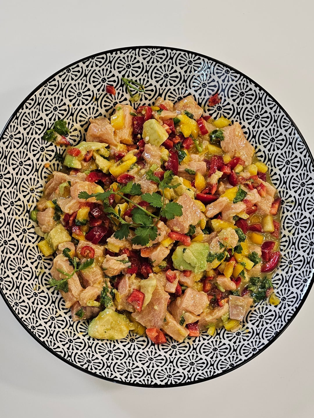 Salmon Ceviche with Avocado and Citrus - Video recipe thumbnail