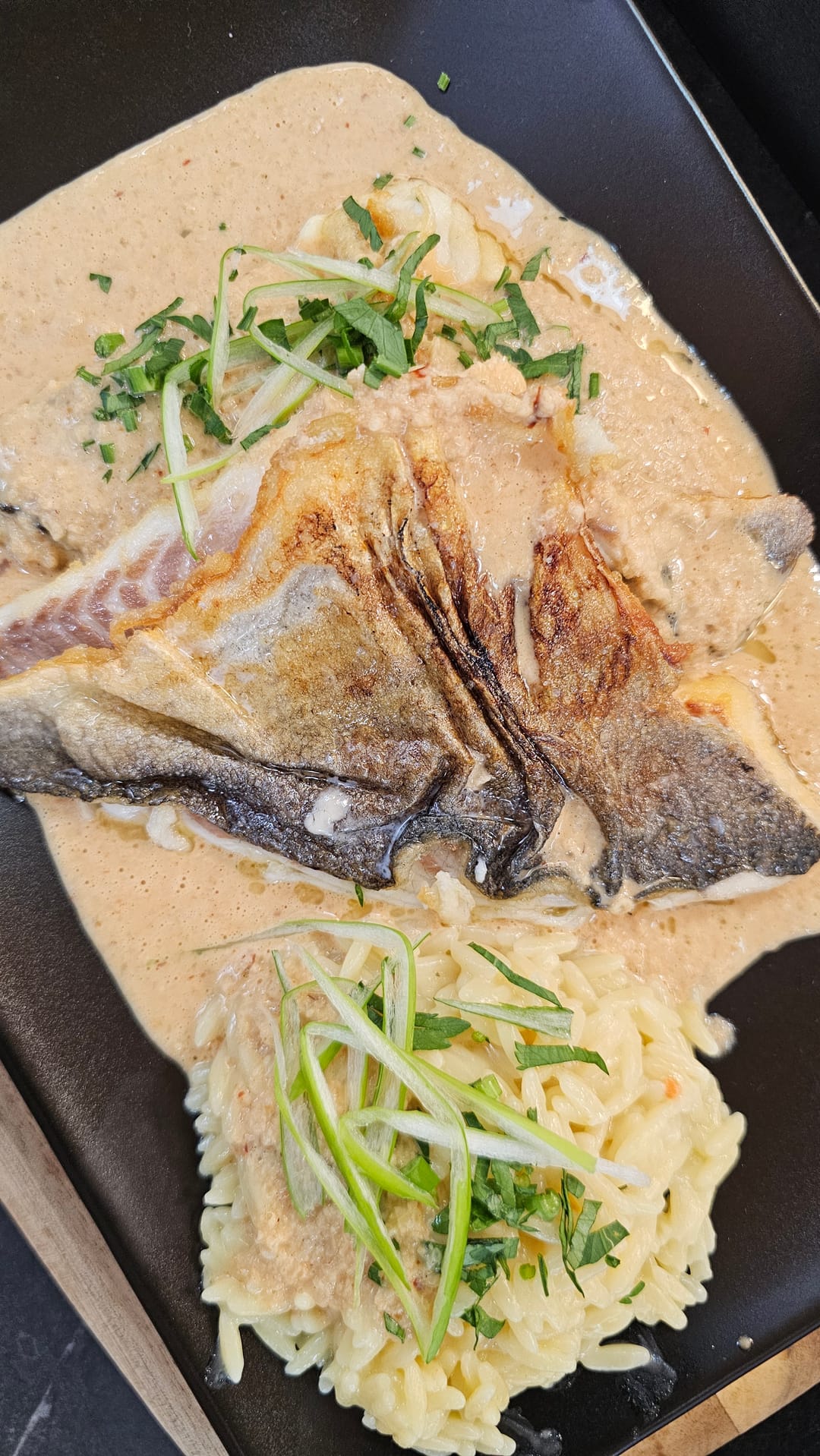 Sea Bream Fillet with Coconut Milk - recipe