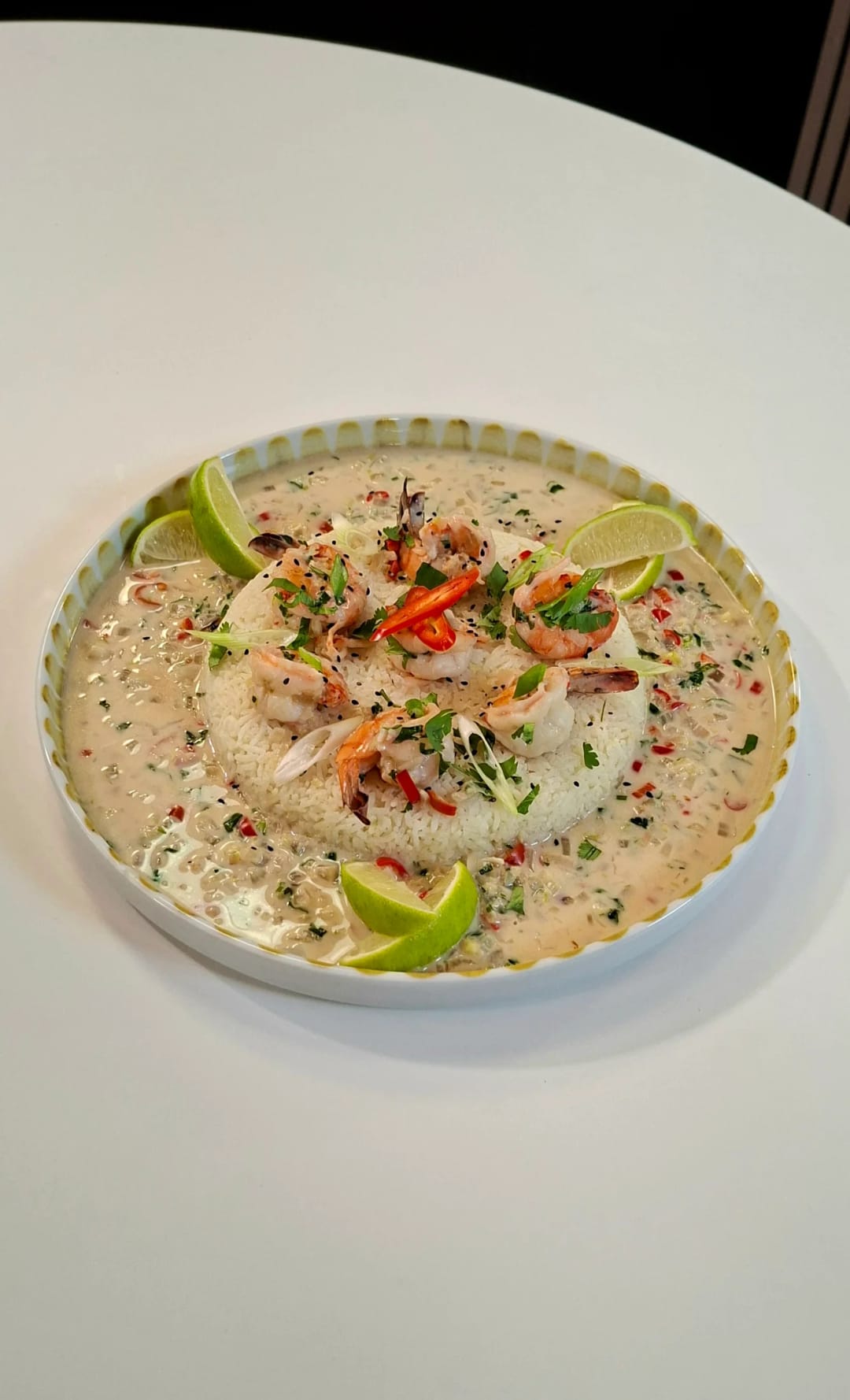 Γαρίδες με καρύδα και λάιμ - recipe