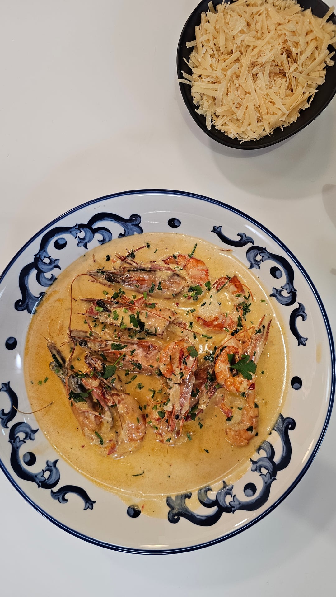 Γαρίδες με κρέμα γάλακτος - Video recipe thumbnail