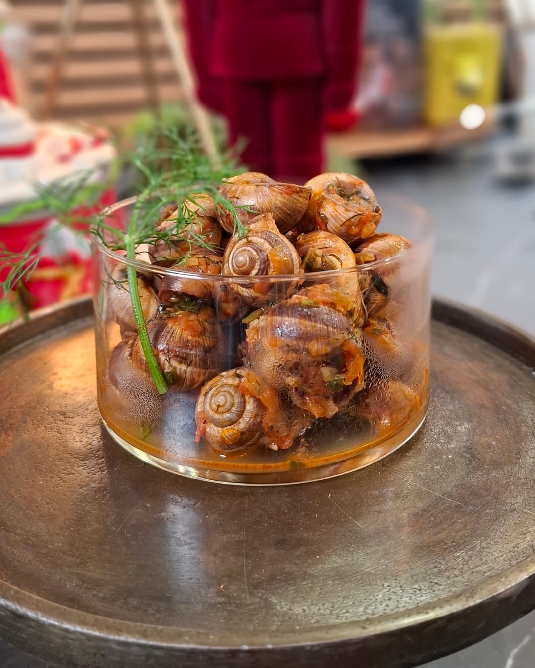 Snails Stew (Karaoli Yiahni) - recipe