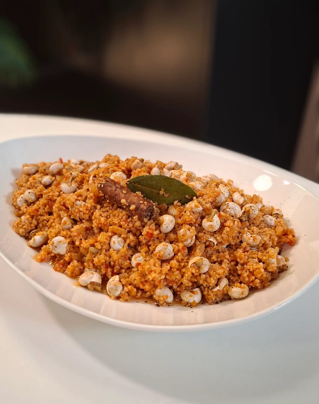 Καραολιά με πουργούρι - recipe