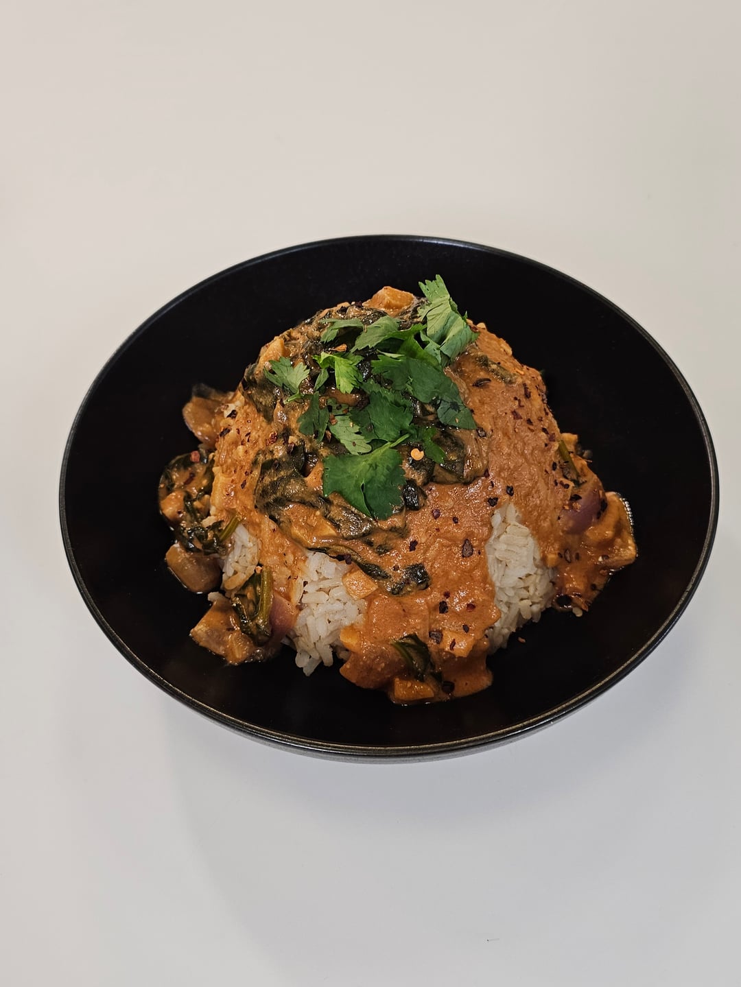 Spicy Peanut Butter and Spinach Sauce - Video recipe thumbnail