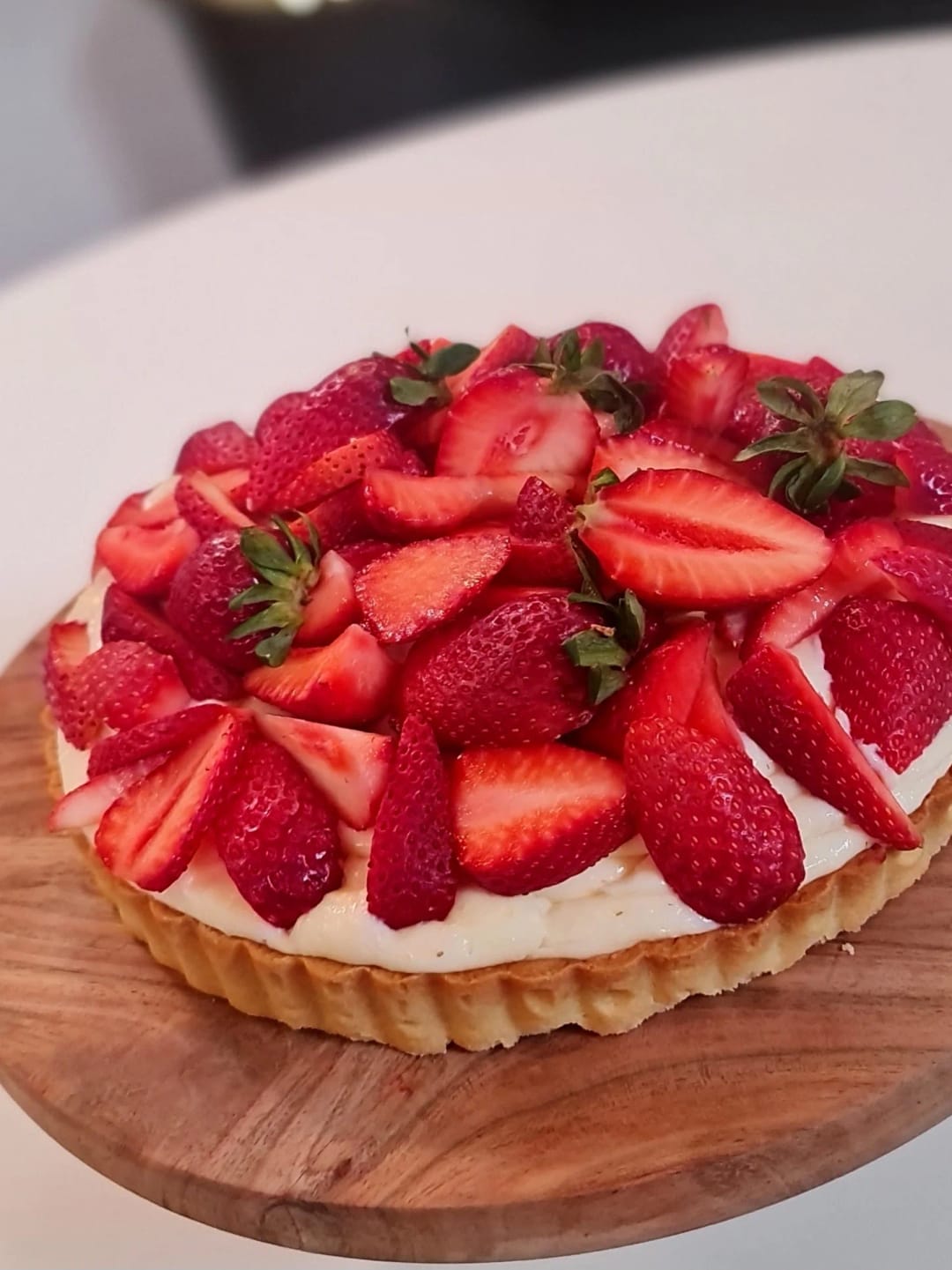 Strawberry Tart with Pistachio Cream - recipe