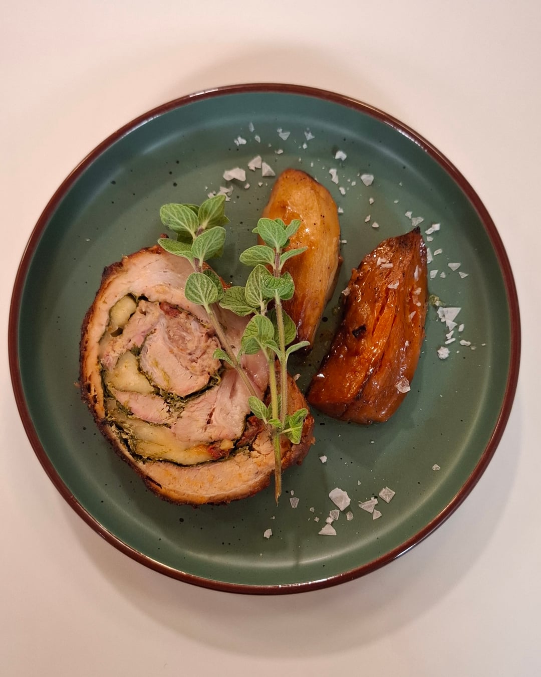 Pork Belly Stuffed with Goat-Sheep Halloumi and Sun-Dried Tomatoes - Video recipe thumbnail