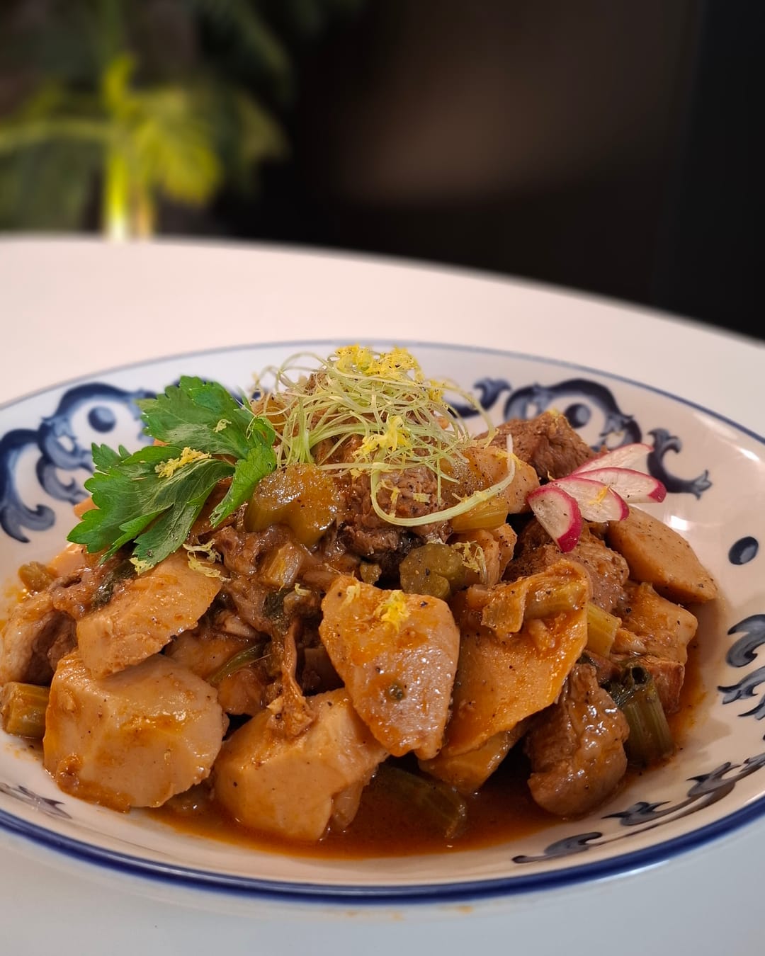 Taro Root Stew with Pork - recipe