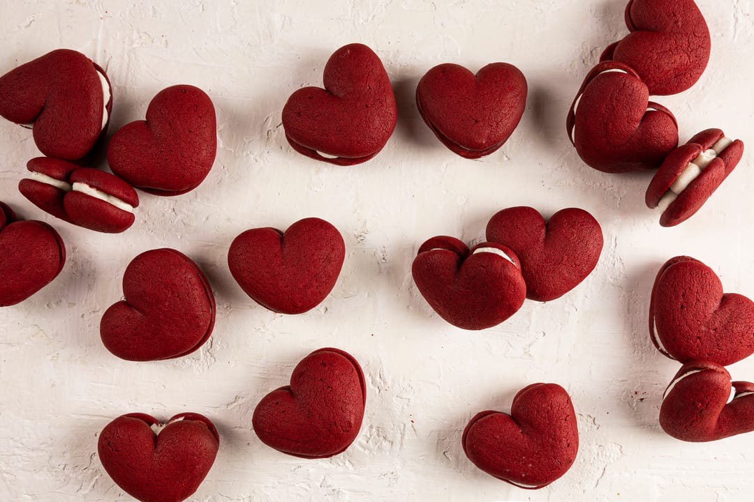 Valentine's Day Heart-Shaped Cookies - recipe
