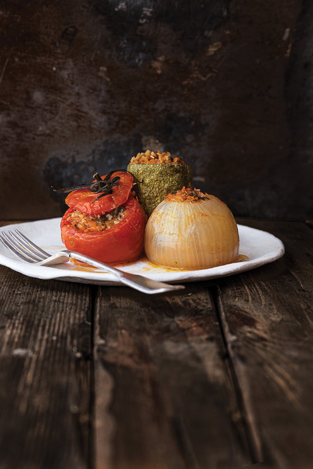 Lenten Stuffed Vegetables with Bulgur - Recipe image