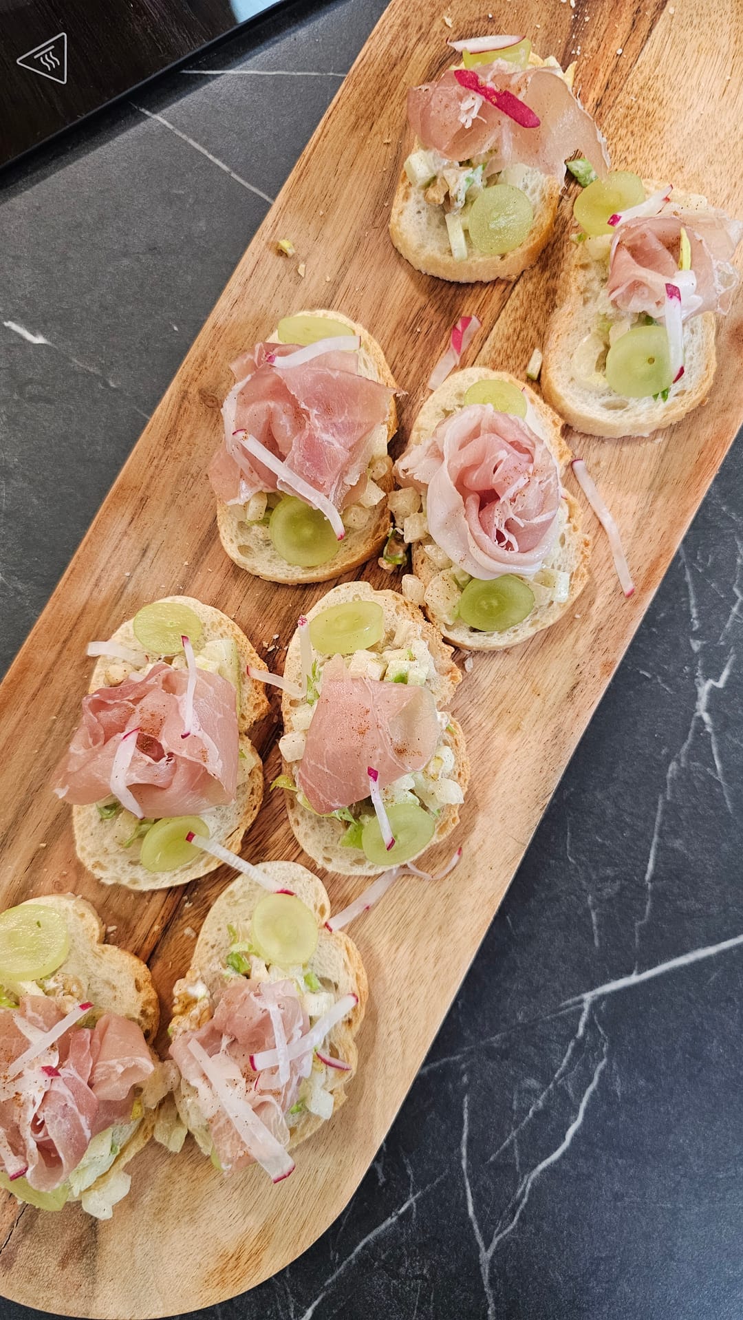 Waldorf Salad with Prosciutto - recipe