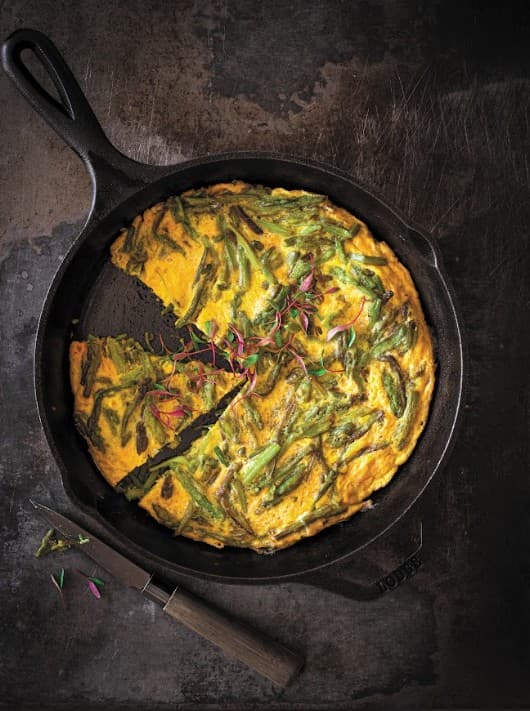 Wild Asparagus with Eggs